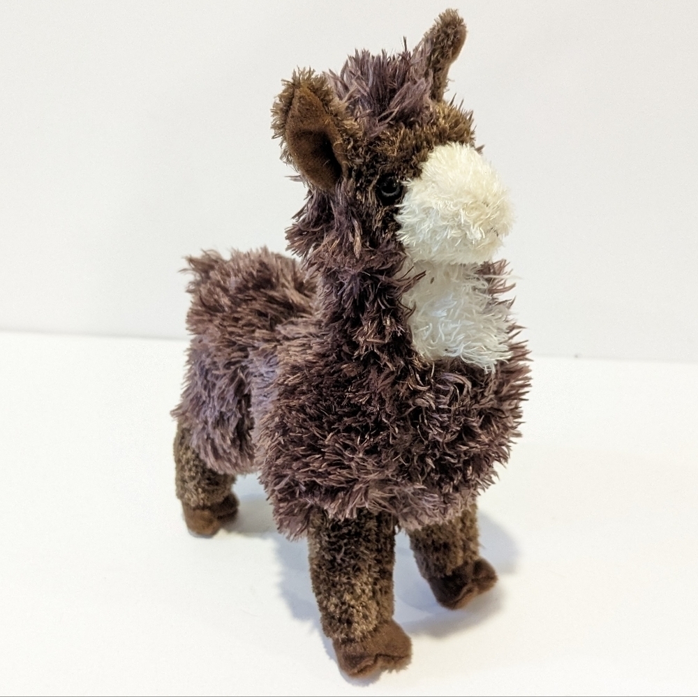 2/$20 Douglas Brown Alpaca Llama Plush 10"